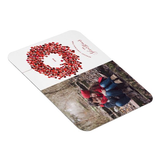 Waterverf Berries - kerstfeestdag Magneet (Rechterzijde)