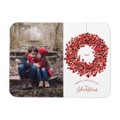 Waterverf Berries - kerstfeestdag Magneet (Horizontaal)