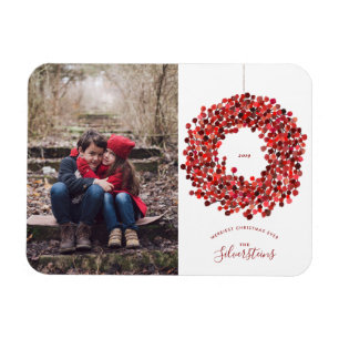 Waterverf Berries - kerstfeestdag Magneet