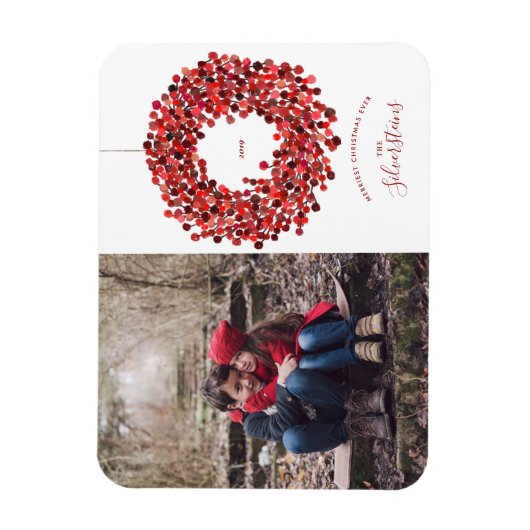 Waterverf Berries - kerstfeestdag Magneet (Verticaal)