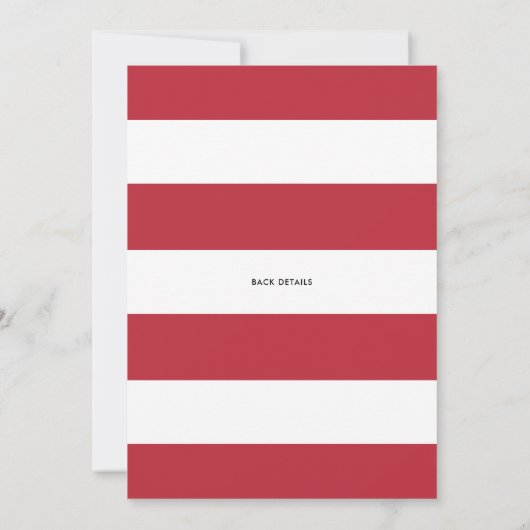 Waterverf Berries Lijst Summer Baby shower Kaart (Achterkant)