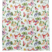 Waterverf Berry Douchegordijn (Voorkant)