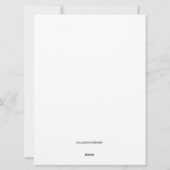 Waterverf Berry Evergreen Vrolijk Kerstfeest Feestdagenkaart (Achterkant)