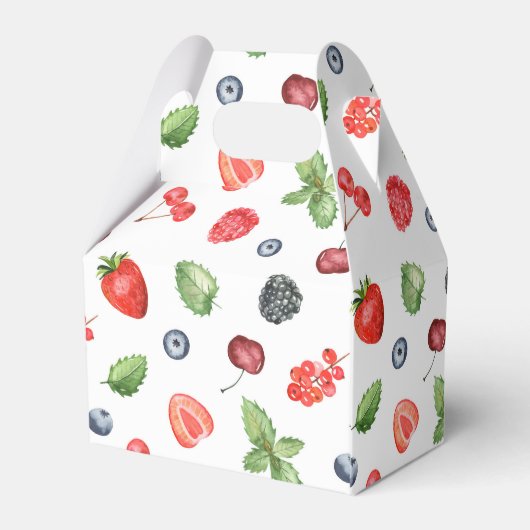 Waterverf Berry Pattern Bedankdoosjes (Achterkant)