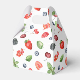 Waterverf Berry Pattern Bedankdoosjes