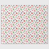 Waterverf Berry Pattern Cadeaupapier (Vlak)