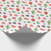 Waterverf Berry Pattern Cadeaupapier (Hoek)
