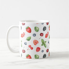 Waterverf Berry Pattern Kitchen Koffiemok