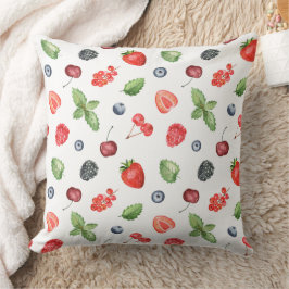 Waterverf Berry Pattern Kussen