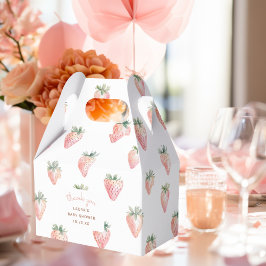 Waterverf Berry Sweet Baby shower Dank u Bedankdoosjes