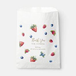 Waterverf Berry Sweet Baby shower Dank u Bedankzakje