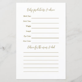 Waterverf Berry Sweet Baby shower Guessing spel