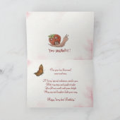 Waterverf Berry Sweet Girl Verjaardag Kaart (Binnen)