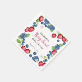 Waterverf Bes Zoete Baby Shower Servetten (Hoek)