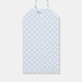 Waterverf Besepannenkoek Blauwe Gingham Bedankt Cadeaulabel (Achterkant)