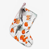 Waterverf bessen en bladeren, illustratiepatroon kleine kerstsok (Voorkant (Hangend))