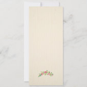 Waterverf bessen en bladeren kerst kaart (Achterkant)