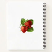 Waterverf bessen en bloemen recept organisator notitieboek (Achterkant)