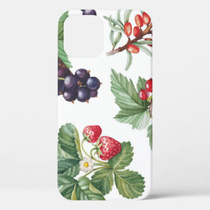 Waterverf bessen illustratie naadloos patroon Case-Mate iPhone case