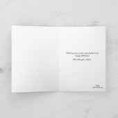 Waterverf bessen verjaardagstaart voor mama kaart (Binnen)