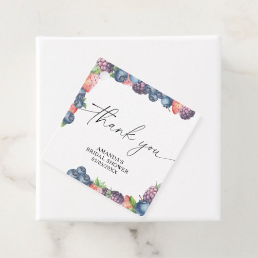 Waterverf bessen - zoete bessen tekst bedankjes labels (In situ)