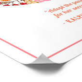 Waterverf Bestaan van liefdadigheid Poster (Hoek)