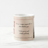 Waterverf Beste Pap Bericht Vader`s Day Foto Koffiemok (Center)