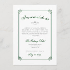 Waterverf Bestemming: Ierland Accommodaties Informatiekaartje