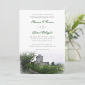 Waterverf bestemming: Ireland Wedding Kaart (Staand voorkant)