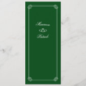 Waterverf bestemming: Menu Ierland (Achterkant)