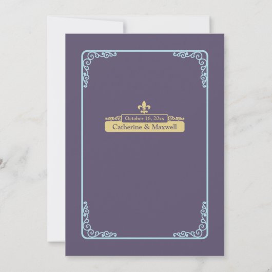 Waterverf bestemming: New Orleans Kaart (Achterkant)