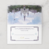 Waterverf bestemming: New Orleans Plaatskaartje (Buitenkant ongevouwen)