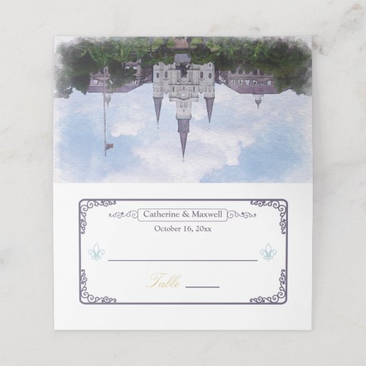 Waterverf bestemming: New Orleans Plaatskaartje (Buitenkant ongevouwen)