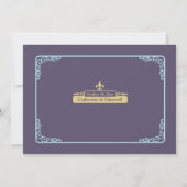 Waterverf bestemming: New Orleans Save The Date (Achterkant)