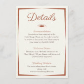 Waterverf Bestemming: romantische woestijndetails Informatiekaartje (Voorkant)