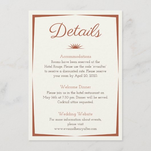 Waterverf Bestemming: romantische woestijndetails Informatiekaartje (Voorkant)