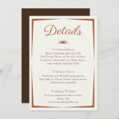 Waterverf Bestemming: romantische woestijndetails Informatiekaartje (Voorkant / Achterkant)