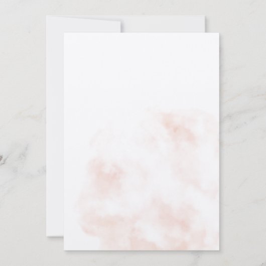 Waterverf Bestemmingsvliegtuig vlucht naar het bui Kaart (Achterkant)