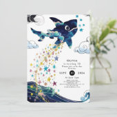 Waterverf Betoverde Deepsea Shark Verjaardag Kaart (Staand voorkant)