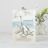 Waterverf Bewegende Beweging Bewegende Aankondigin Kaart (Staand voorkant)