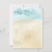 Waterverf Bewegende Beweging Bewegende Aankondigin Kaart (Achterkant)