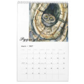 Waterverf bezit de kalender van schilderijen (Mar 2027)