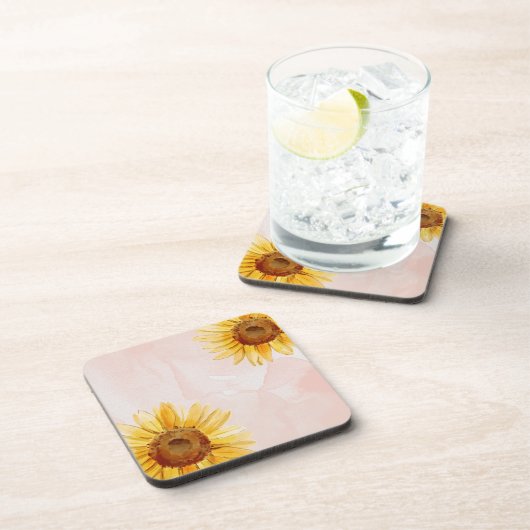 Waterverf Bier Onderzetter (Rechterzijde)