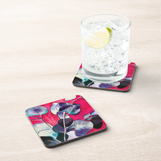 Waterverf Bier Onderzetter (Rechterzijde)