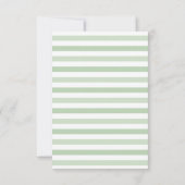 Waterverf Big Dill eerste verjaardagsfeestje Bedankkaart (Achterkant)