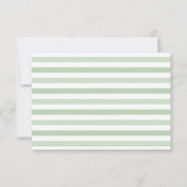 Waterverf Big Dill eerste verjaardagsfeestje Bedankkaart (Achterkant)