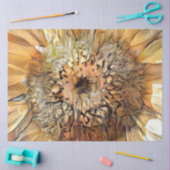 Waterverf Big Sun Sunflower Elegant Collectie Tissuepapier (Craft)