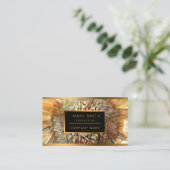 Waterverf Big Sun Sunflower Elegant Collectie Visitekaartje (Staand voorkant)