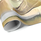 Waterverf Big Yellow Sunflower Elegant Collectie Cadeaupapier (Rol Hoek)