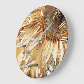 Waterverf Big Yellow Sunflower Elegant Collectie Grote Klok (Hoek)